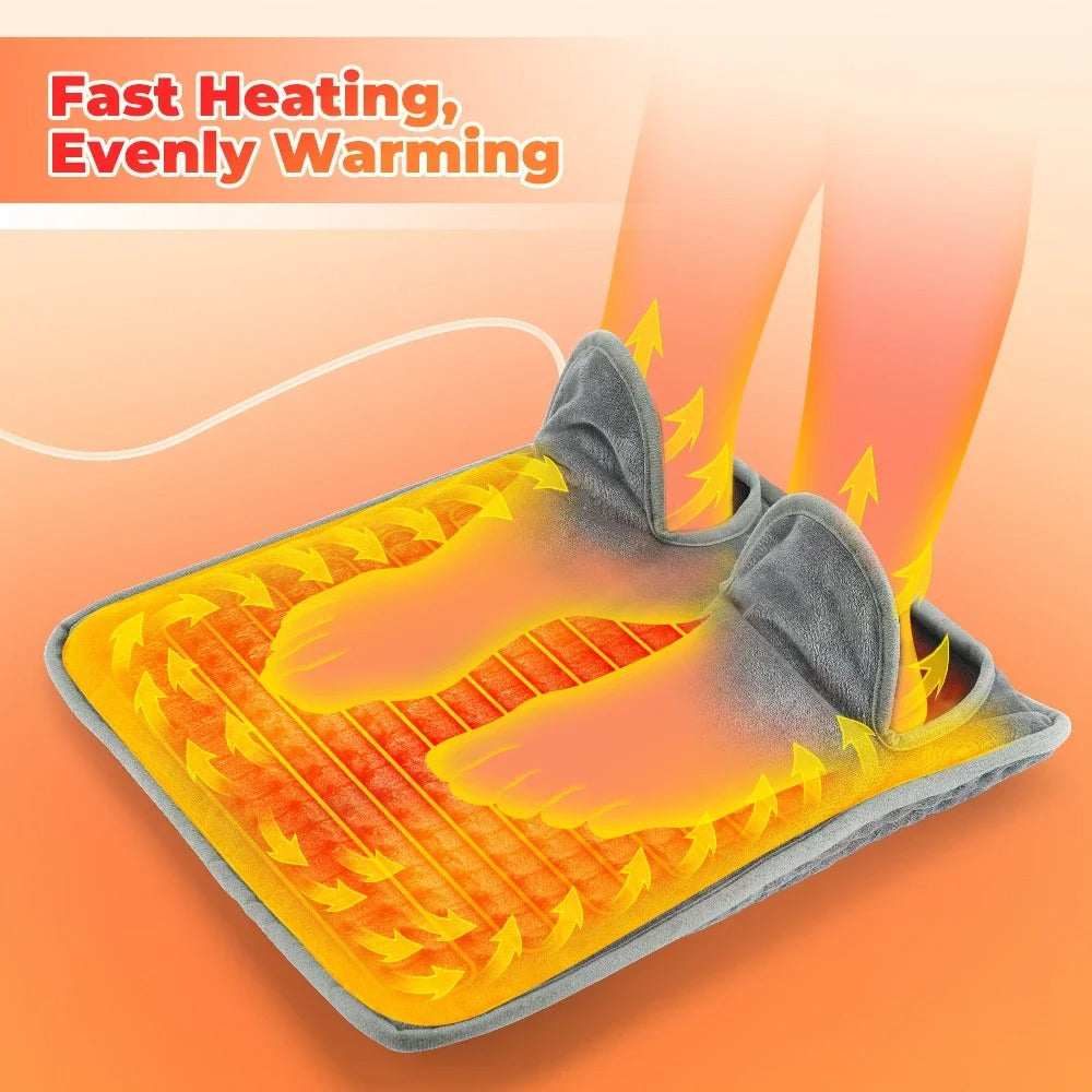 WarmStep™ Heated Foot Pad – Soft Plush Comfort