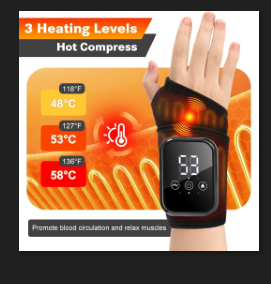 WristRelief™ Heated Wrist Massager – Vibration & Hot Compress