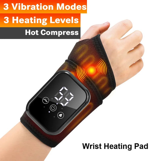 WristRelief™ Heated Wrist Massager – Vibration & Hot Compress